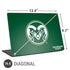 Colorado State University CSU Rams Logo Universal Laptop 16.6in (13.4 x 9.7in) Skin